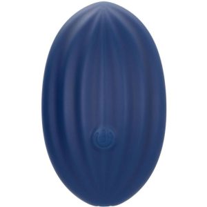 Calexotics Cashmere Velvet Curve Vibrator met ribbels, blauw Calexotics Cashmere Velvet Curve Vibrator met ribbels, blauw - Afbeelding 4