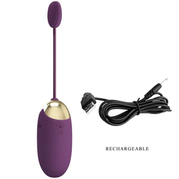 Pretty Love Abner App-Vibrator Ei Lilac met Bluetooth