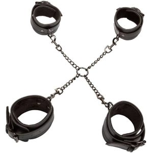 Calexotics Euphoria HOG Bindung Handschellen-Set met fluweel en veganistisch leer Calexotics Euphoria HOG Bindung Handschellen-Set met fluweel en veganistisch leer - Afbeelding 6