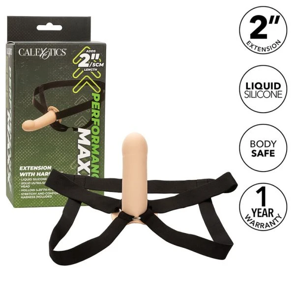 Calexotics Performance Maxx Extension Penisverlängerung met Band Light Skin Calexotics Performance Maxx Extension Penisverlängerung met Band Light Skin