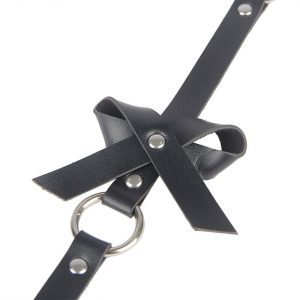 Subblime Lederketten-Beinharness Schwarz One Size Subblime Lederketten-Beinharness Schwarz One Size - Afbeelding 6