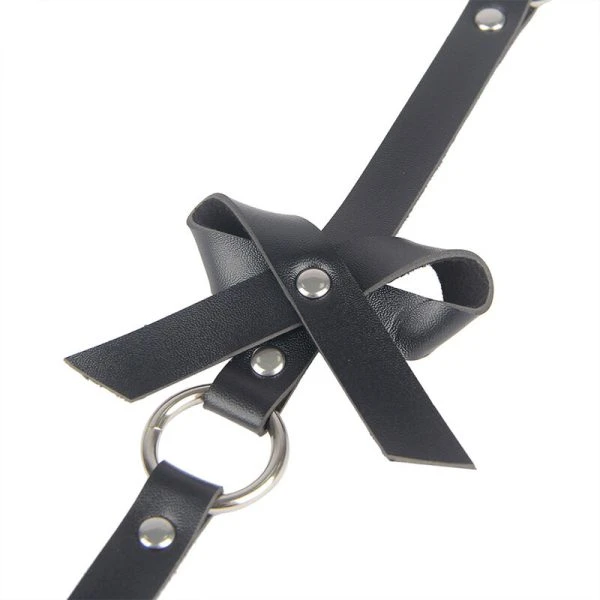 Subblime Lederketten-Beinharness Schwarz One Size