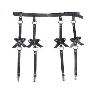 Subblime Lederketten-Beinharness Schwarz One Size Subblime Lederketten-Beinharness Schwarz One Size - Afbeelding 4