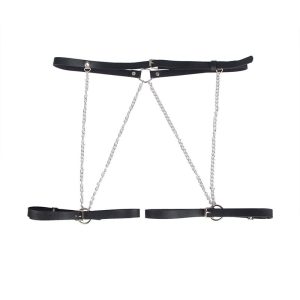 Subblime Leren Kettingsingordel Harness zwart, één maat Subblime Leren Kettingsingordel Harness zwart, één maat - Afbeelding 4
