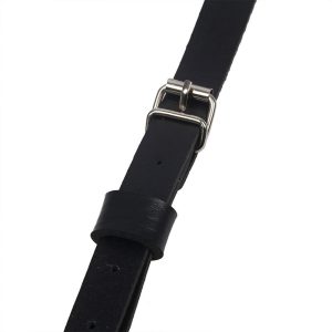 Subblime Lederen Borsttuig met Ring, Zwart Subblime Lederen Borsttuig met Ring, Zwart - Afbeelding 8