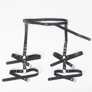 Subblime Kousenband-Harnas met Ringen, zwart Subblime Kousenband-Harnas met Ringen, zwart - Afbeelding 4