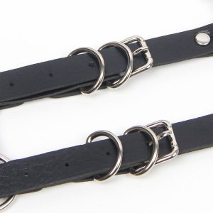 Subblime Leren harnas met kettingdetails, zwart Subblime Leren harnas met kettingdetails, zwart - Afbeelding 6