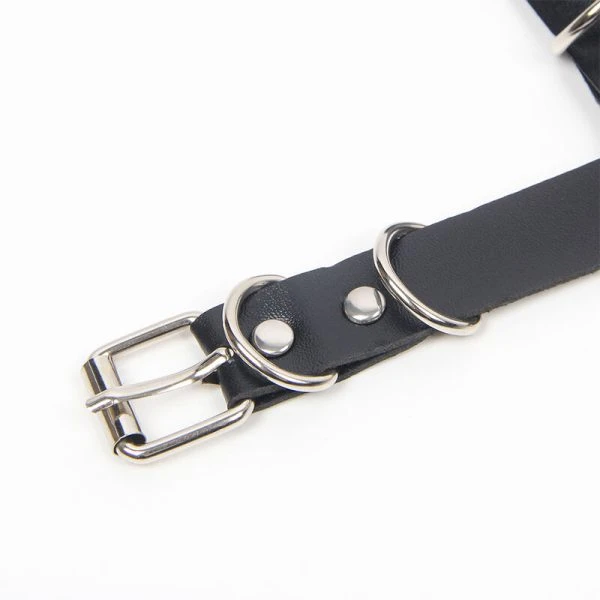 Subblime Harness-BH met kettingdetail in zwart, one size