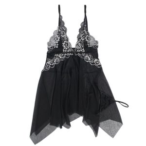 Subblime Babydoll uit tule met kantborst L/XL Subblime Babydoll uit tule met kantborst L/XL - Afbeelding 4