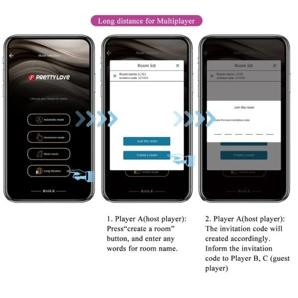 Pretty Love Casper Vibratie-ei met app-bediening, paars