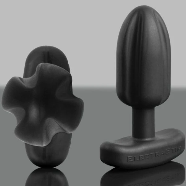 Electrastim Analplug Tartarus Quadripolar Silikon Schwarz