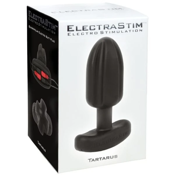 Electrastim Analplug Tartarus Quadripolar Silikon Schwarz