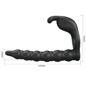 Pretty Love Blackney Penisringen met Vibrator-Plug, siliconen Pretty Love Blackney Penisringen met Vibrator-Plug, siliconen - Afbeelding 5