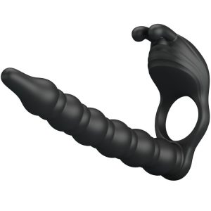 Pretty Love Blackney Penisringen met Vibrator-Plug, siliconen Pretty Love Blackney Penisringen met Vibrator-Plug, siliconen - Afbeelding 4