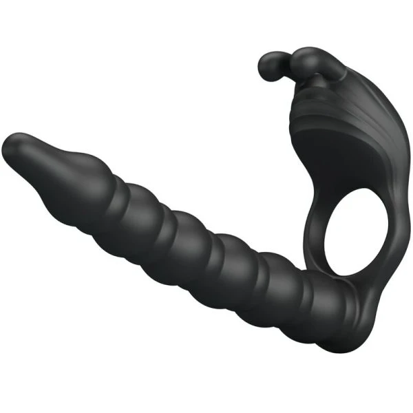 Pretty Love Blackney Penisringen met Vibrator-Plug, siliconen