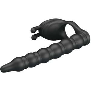 Pretty Love Blackney Penisringen met Vibrator-Plug, siliconen Pretty Love Blackney Penisringen met Vibrator-Plug, siliconen - Afbeelding 3