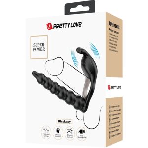 Pretty Love Blackney Penisringen met Vibrator-Plug, siliconen Pretty Love Blackney Penisringen met Vibrator-Plug, siliconen - Afbeelding 7