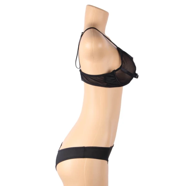 Subblime Transparantie-BH en Slip Set S/M Subblime Transparantie-BH en Slip Set S/M
