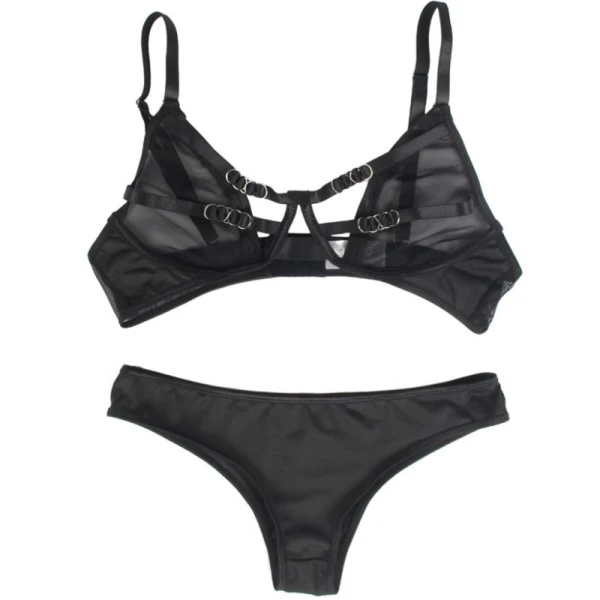 Subblime Transparantie-BH en Slip Set S/M Subblime Transparantie-BH en Slip Set S/M