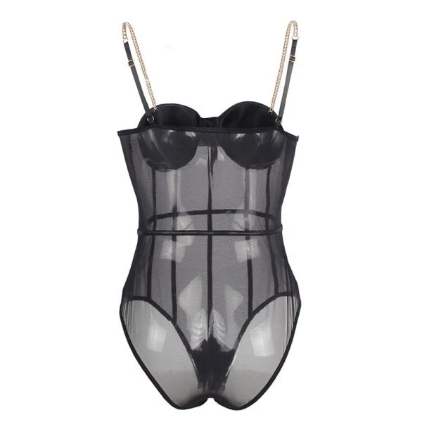 Subblime Body met ketting-bretels en beugels S/M Subblime Body met ketting-bretels en beugels S/M