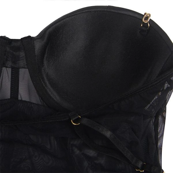 Subblime Body met ketting-bretels en beugels S/M Subblime Body met ketting-bretels en beugels S/M