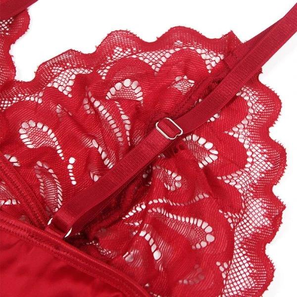 Subblime Babydoll met rood kant S/M