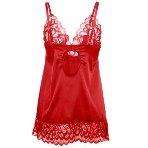 Subblime Babydoll met rood kant S/M Subblime Babydoll met rood kant S/M - Afbeelding 5