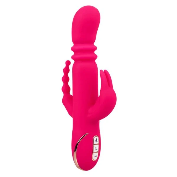 Calexotics Rabbit-Vibrator met verwarming en clitorisstimulator Roze Calexotics Rabbit-Vibrator met verwarming en clitorisstimulator Roze