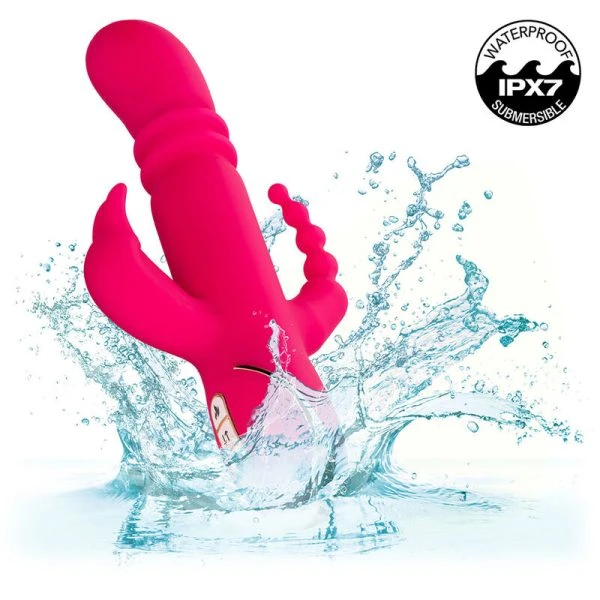 Calexotics Rabbit-Vibrator met verwarming en clitorisstimulator Roze Calexotics Rabbit-Vibrator met verwarming en clitorisstimulator Roze