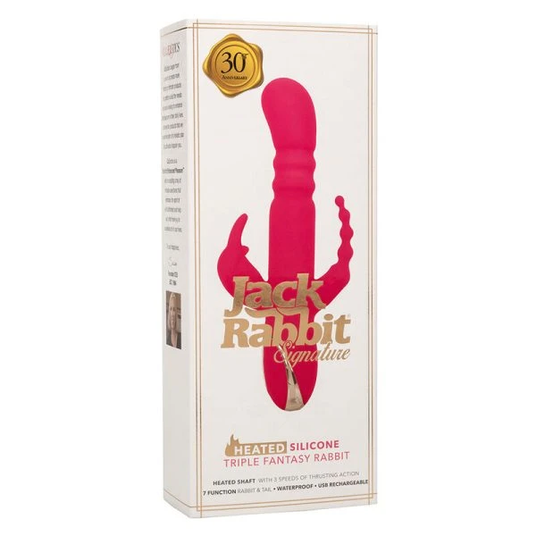Calexotics Rabbit-Vibrator met verwarming en clitorisstimulator Roze Calexotics Rabbit-Vibrator met verwarming en clitorisstimulator Roze