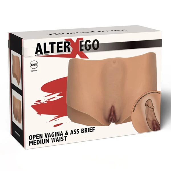 Hidden Desire Alter Ego Open Vagina & Anus Short Siliconen Slip