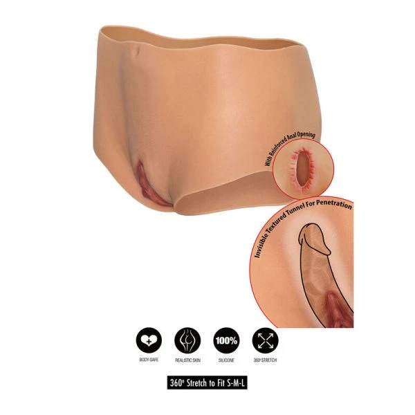 Hidden Desire Alter Ego Open Vagina & Anus Short Siliconen Slip