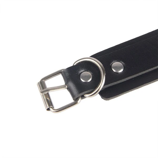 Subblime Handschellen mit Bondage-Gürtel Schwarz