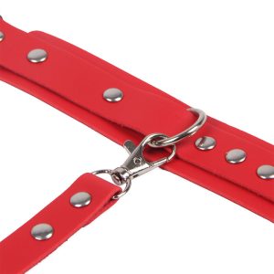 Subblime Handschellen mit Bondage-Gürtel rot One Size Subblime Handschellen mit Bondage-Gürtel rot One Size – Bild 6