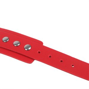 Subblime Handschellen mit Bondage-Gürtel rot One Size Subblime Handschellen mit Bondage-Gürtel rot One Size – Bild 8