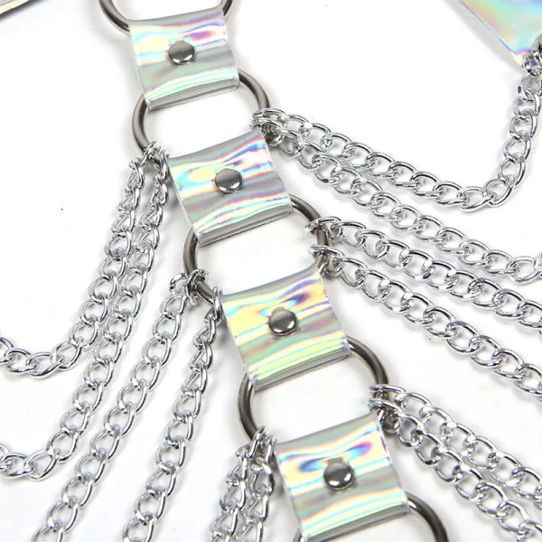 Subblime Borsttuig met Ringen en Kettingen Zilver