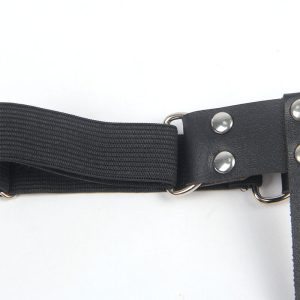 Subblime Verstellbare Punk-Strumpfhose aus Leder Schwarz Subblime Verstellbare Punk-Strumpfhose aus Leder Schwarz – Bild 8