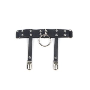 Subblime Verstellbare Punk-Strumpfhose aus Leder Schwarz Subblime Verstellbare Punk-Strumpfhose aus Leder Schwarz – Bild 6