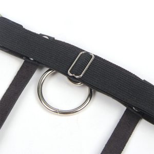 Subblime Verstellbare Punk-Strumpfhose aus Leder Schwarz Subblime Verstellbare Punk-Strumpfhose aus Leder Schwarz – Bild 9