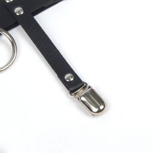 Subblime Verstellbare Punk-Strumpfhose aus Leder Schwarz Subblime Verstellbare Punk-Strumpfhose aus Leder Schwarz – Bild 5