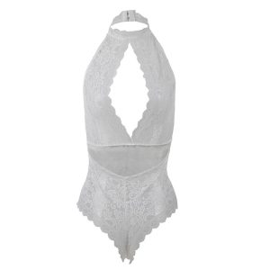 Subblime Kanten-Bodysuit in Wit L/XL Subblime Kanten-Bodysuit in Wit L/XL - Afbeelding 5