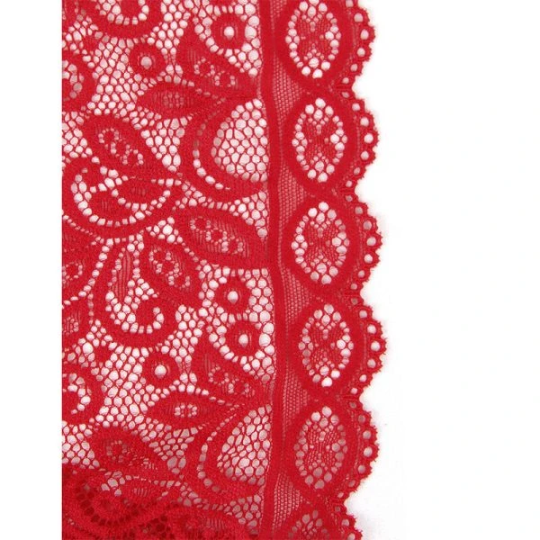 Subblime Bodysuit met open cups rood S/M