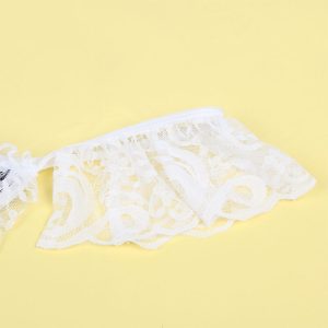 Subblime Sexy Zofenkostüm Schwarz/Weiß L/XL Subblime Sexy Zofenkostüm Schwarz/Weiß L/XL – Bild 6