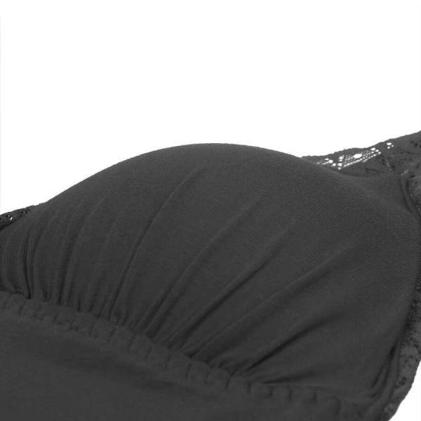 Subblime schwarzer Spitzen-Teddy mit Blumendetail S/M