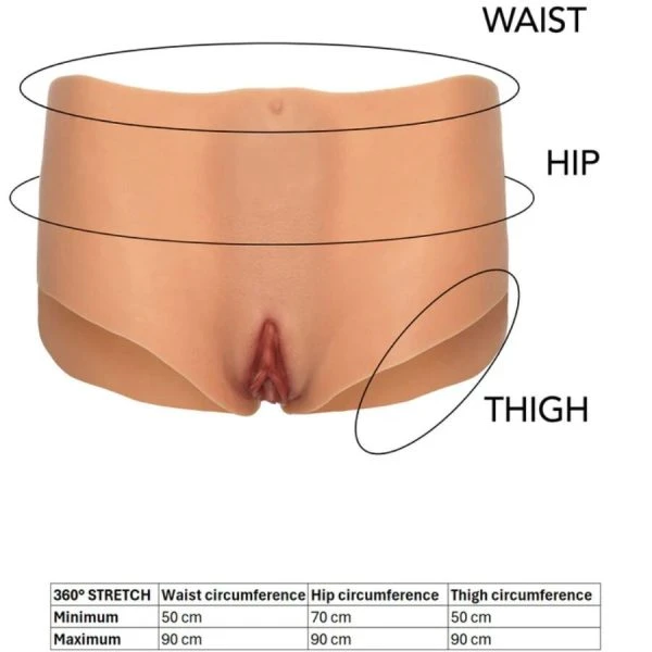Hidden Desire Alter Ego Open Vagina & Anus Short Siliconen Slip