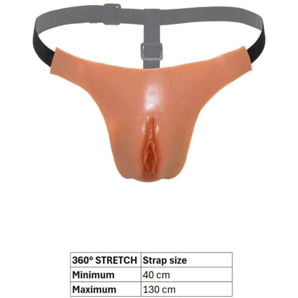 Hidden Desire Alter Ego verstelbare string met open vagina, siliconen