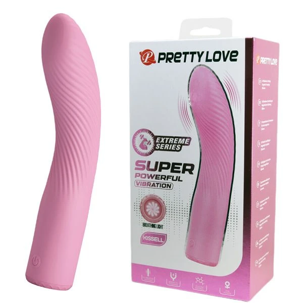 Pretty Love Kisell G-Punt Vibrator met lichteffect, roze