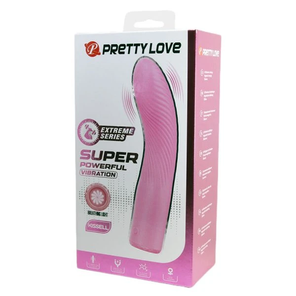 Pretty Love Kisell G-Punt Vibrator met lichteffect, roze