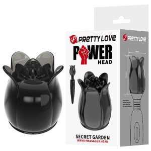 Pretty Love Massagekop Secret Garden voor PowerWand, zwart Pretty Love Massagekop Secret Garden voor PowerWand, zwart - Afbeelding 2