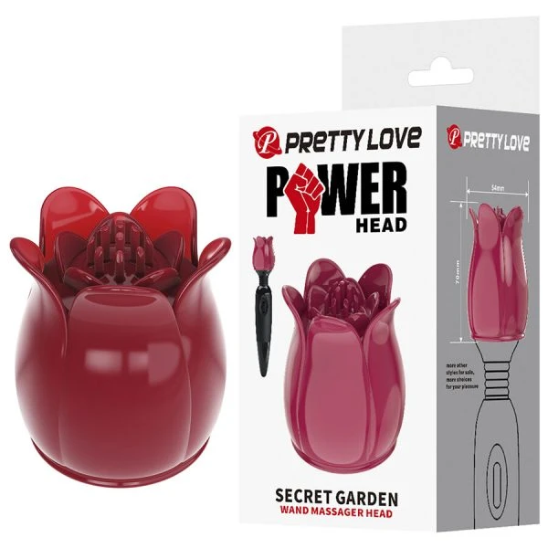 Pretty Love Massagekopf Secret Garden Pink für PowerWand